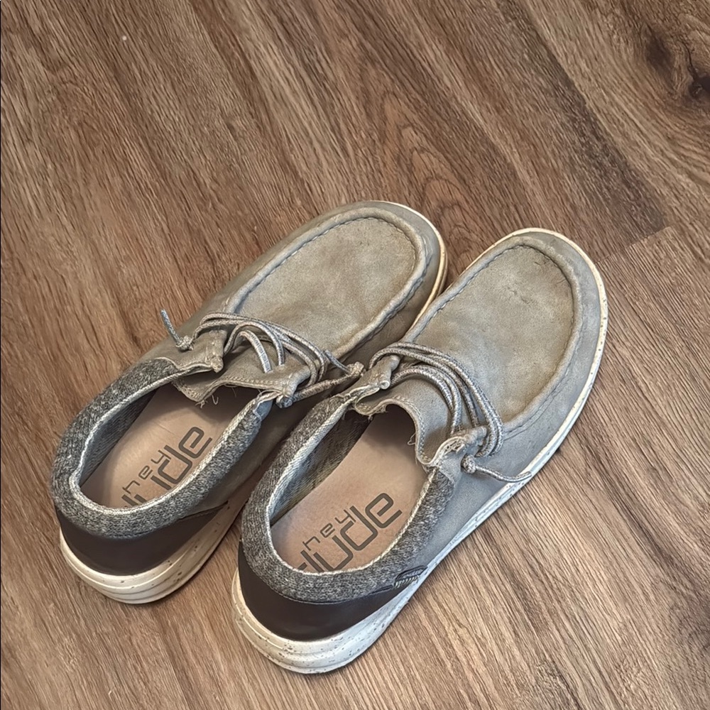 Hey Dude Gray Casual Shoes